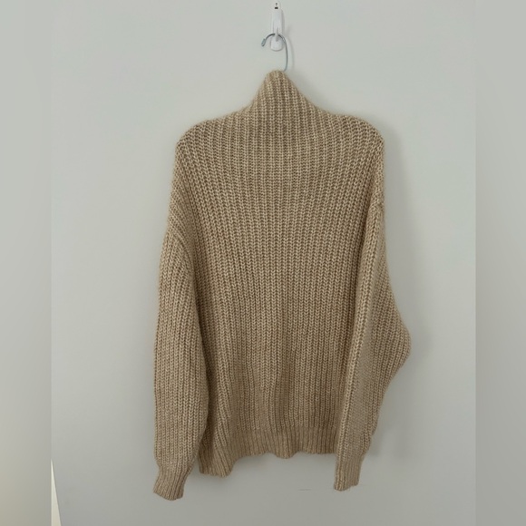 Wilfred Beige Turtleneck Sweater - Picture 8 of 11